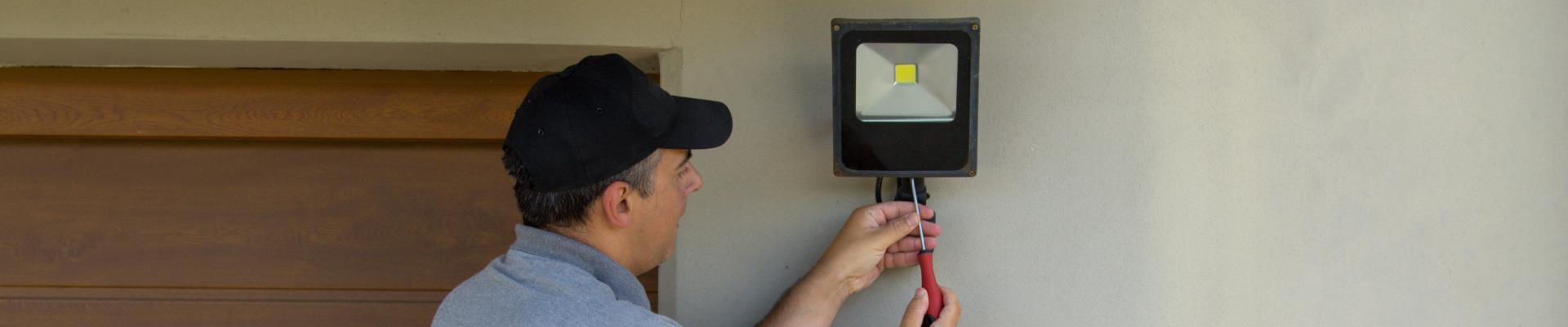 electrician installing a spot light copy (Copy)